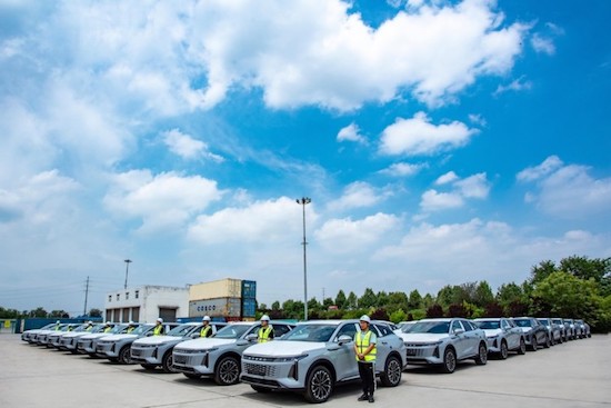 Start Chery's new journey of "high-end going out to sea". The first batch of 500 sets in Eta Ursae Majoris are officially exported _fororder_image001.