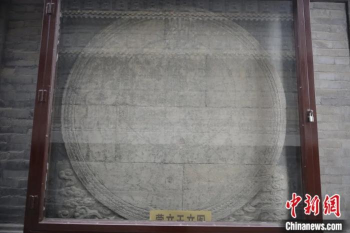 Astronomical map of Mongolian stone carvings in Wuta Temple, Hohhot City, Inner Mongolia. Photo by Liu Wenhua